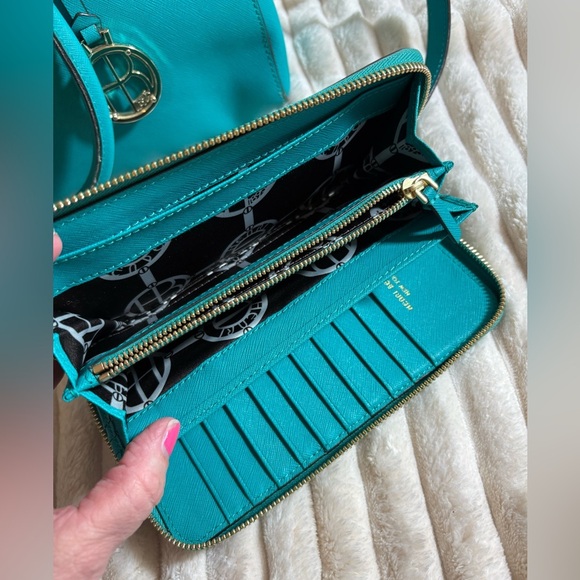 Henri Bendel Teal Satchel and Wallet Set - Picture 12 of 12